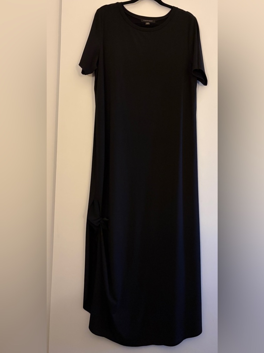 Periphery maxi tshirt dress with slit